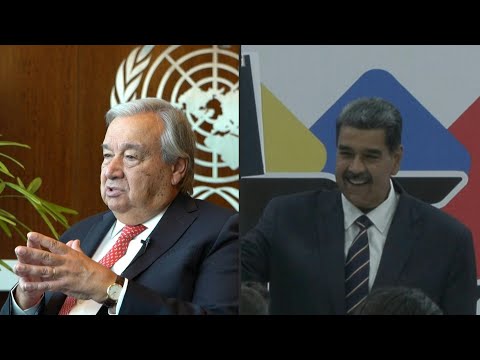 Jefe de la ONU manifiesta a Maduro su “preocupación” por situación en Venezuela | AFP