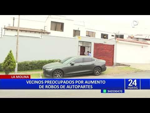 La Molina: vecinos denuncian ola de robo de autopartes y exigen más vigilancia en el distrito
