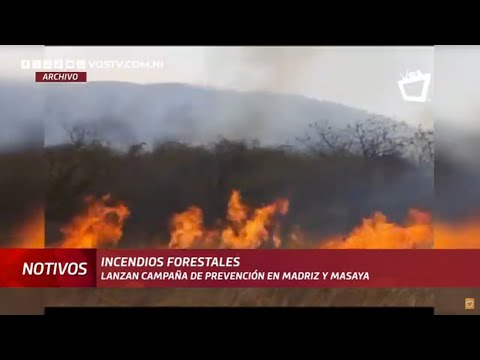 Impulsan campaña de prevención de incendios en Madriz y Masaya