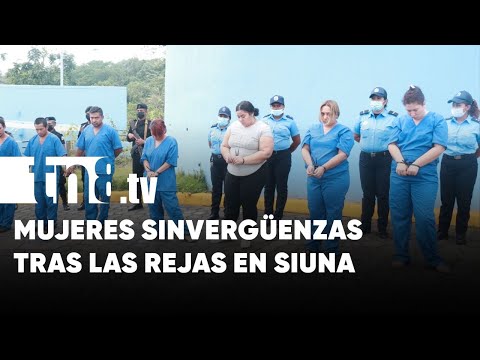 Gancheras fueron capturadas por la Policía Nacional en Siuna - Nicaragua