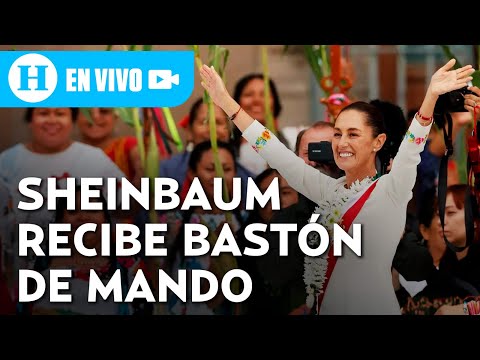 Claudia Sheinbaum presidenta de México recibe bastón de mando y da discurso en el Zócalo | Heraldo