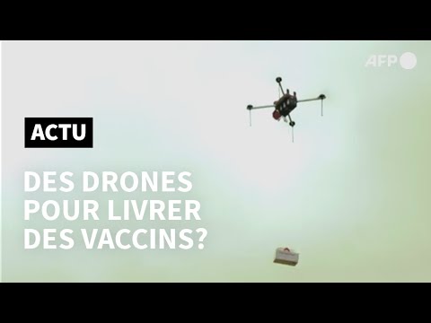 L'Inde teste les drones pour livrer les vaccins anti-Covid | AFP