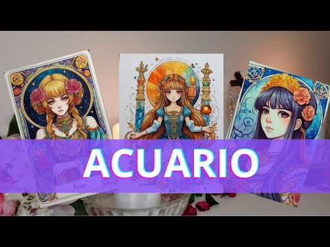 ACUARIO??¡TE TOCA!ES TU HORA!VIVIR, DISFRUTAR!TE SUENA?? ?