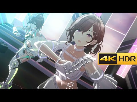 4K HDR「Dye the sky.」(美琴・灯織・円香・羽那・愛依 発光衣装) 【シャニソン/Shiny Colors Song for Prism MV】