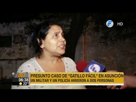 Presunto caso de ''gatillo fácil'' en Asunción