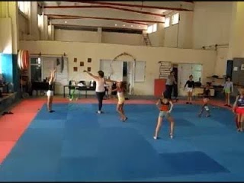Por mejor posicionamiento escolares de la gimnasia rítmica de Cienfuegos