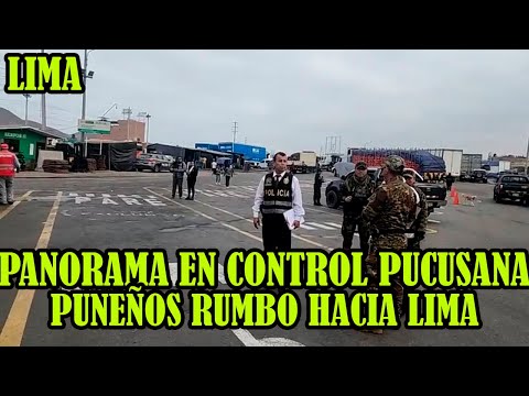 ASI SE ENCUENTRA EL CONTROL DE PUCUSANA DONDE LA POLICIA REALIZAN EL CONTROL RUTINARIO..