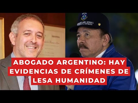 Darío Richarte, abogado argentino que denuncia a Daniel Ortega por crímenes de lesa humanidad