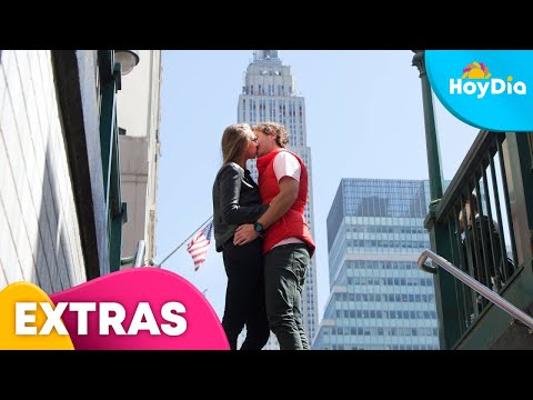 La gente de Nueva York responde cómo prefiere besar | Hoy Día | Telemundo