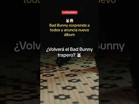 BAD BUNNY ANUNCIA NUEVO ALBUM  #shorts #album