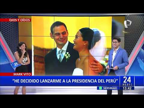 ¿Mark Vito postula a la presidencia del Perú?
