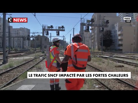 Le trafic SNCF impacté par les fortes chaleurs