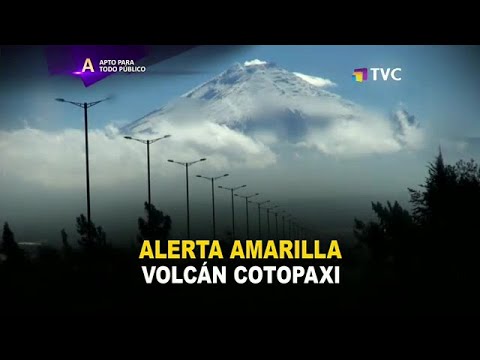 Cotopaxi: Alerta amarilla por actividad volcánica