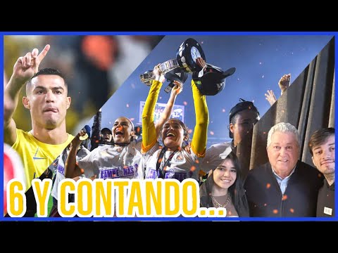 Tigres Femenil gana su sexto título en la Liga MX Femenil | CR7, con histórico gesto