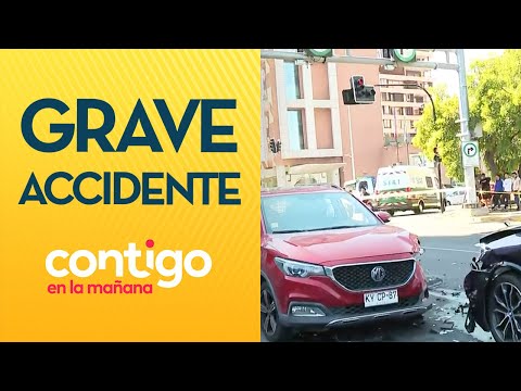 DEJÓ UN FALLECIDO: El grave accidente en Las Condes - Contigo en la Mañana