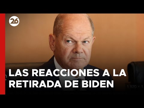 EEUU | El canciller alemán dijo que la retirada de Biden merece respeto