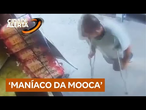 ‘Maníaco da Mooca’ é flagrado em estabelecimento usando muletas e com o pé enfaixado