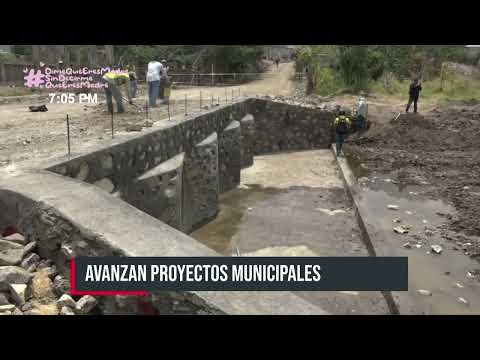 «Más avance» Nuevo puente vado unirá barrios de la zona sur de Jinotega - Nicaragua