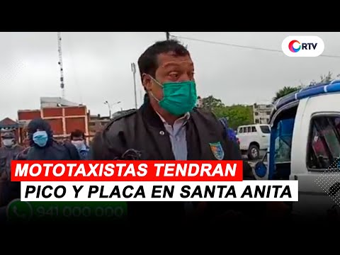 Coronavirus en el Perú: Se reactiva uso de mototaxis con pico y placa en Santa Anita