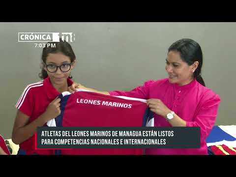 Entregan materiales deportivos al equipo Leones Marinos de Managua - Nicaragua