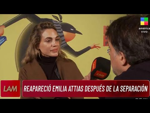 Reapareció Emilia Attias después de la separación con El Turco Naím