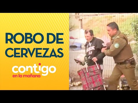 VARIOS DETENIDOS: Masivo robo de cerveza tras accidente de camión - Contigo en La Mañana