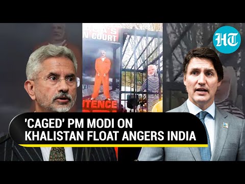 Khalistan Float Shows 'Chained & Caged' PM Modi At Canada's Khalsa Day Parade; MEA Fumes | Watch