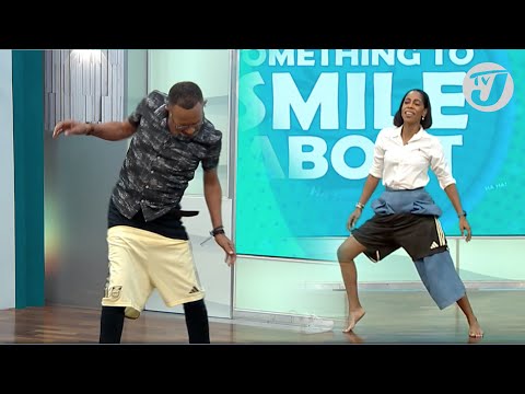 No Hands Shorts Challenge - Neville Bell and Simone Clarke-Cooper | TVJ Smile Jamaica