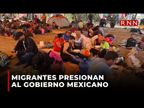 Migrantes anuncian que se quedan en Oaxaca para presionar ayuda del Gobierno mexicano