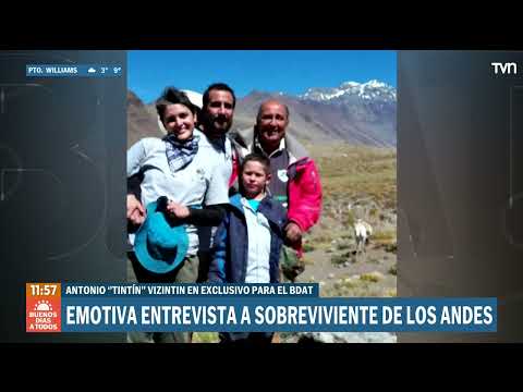 El volver a vivir: El potente mensaje de Tintín, sobreviviente al accidente de Los Andes