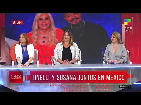 Susana Giménez y Marcelo Tinelli juntos en México: la polémica por la foto editada