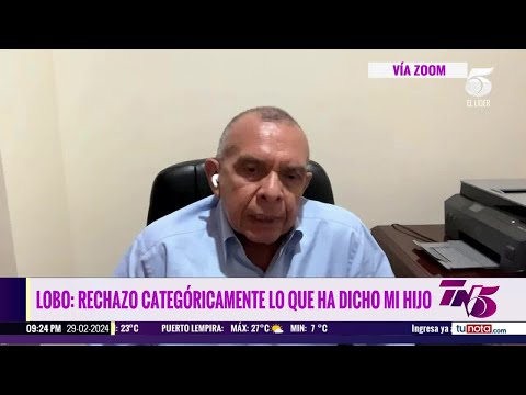 Pepe Lobo reacciona ante señalamientos de su hijo en juicio de JOH
