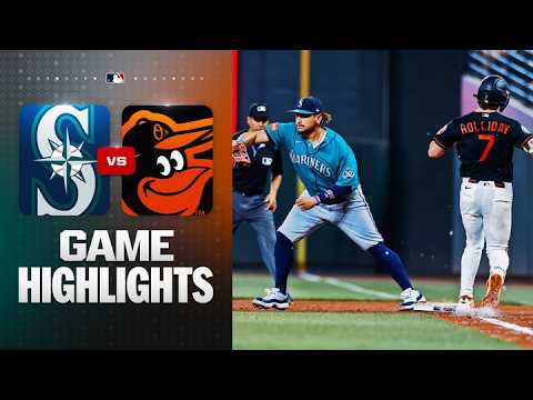 시애틀 매리너스 vs 볼티모어 오리올스 경기 하이라이트 (6/11/26) | MLB 하이라이트