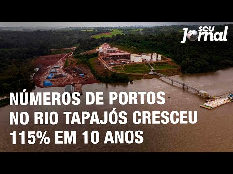 Números de portos no Rio Tapajós cresceu 115% em 10 anos