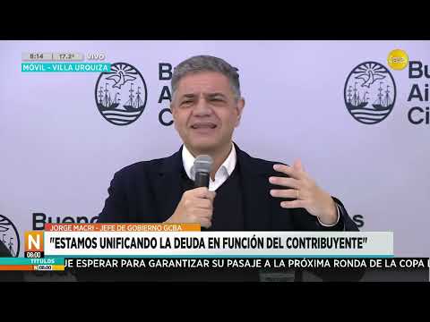 CABA y el pago de deudas de los vecinos, conferencia de prensa de Jorge Macri ?N8:00? 08-05-24