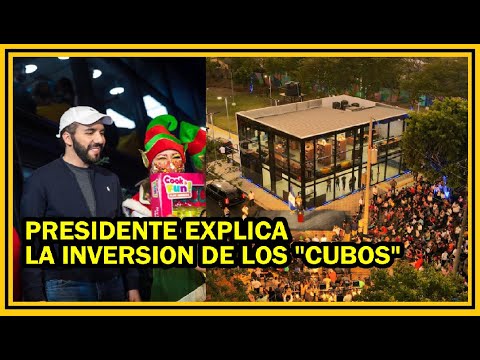 Presidente explica el objetivo de los CUBOS, se inaugura 2 más en Sn Miguel y la Paz