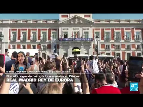 Informe desde Madrid: seguidores del Real Madrid celebran la victoria en la Champions League