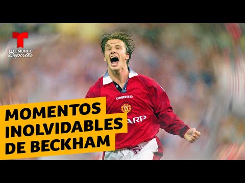 David Beckham: Sus mejores momentos en la Premier League | Premier League | Telemundo Deportes