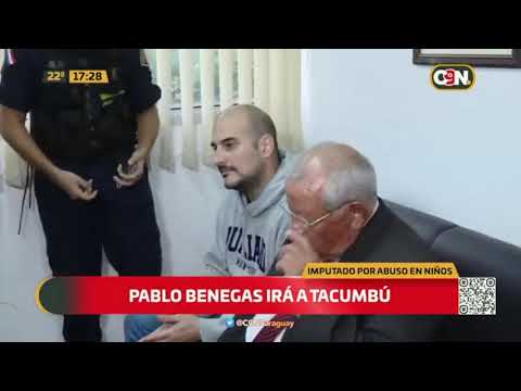 Pablo Benegas irá a Tacumbú