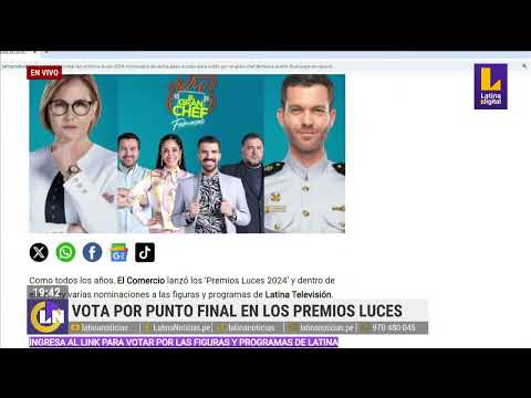 Punto Final en la lista de nominados de Latina a los Premios Luces 2024: así puedes votar por ellos