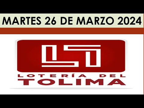 LOTERIA DEL TOLIMA HOY MARTES 26 DE MARZO 2024 [RESULTADO PREMIO MAYOR] #loteriadeltolima