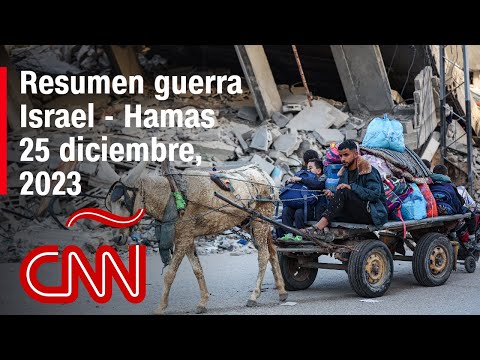 Resumen en video de la guerra Israel - Hamas: noticias del 25 de diciembre de 2023