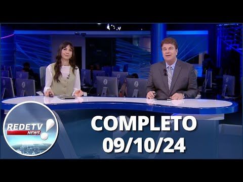 RedeTV News (09/10/24) | Completo