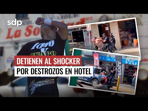 LUCHADOR SHOCKER ??: ¿por qué lo DETUVIERON? I Causa DESTROZOS en un HOTEL en OAXACA