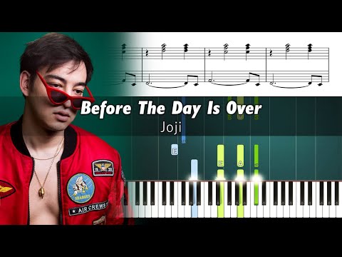 Joji - Before The Day Is Over - ACCURATE Piano Tutorial