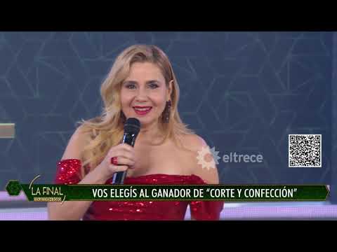 El look Andrea Politti en la gran final de Corte y confección 3° temporada