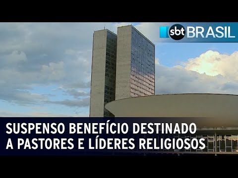Benefício que ampliava isenção previdenciária a pastores é suspenso | SBT Brasil (18/01/24)