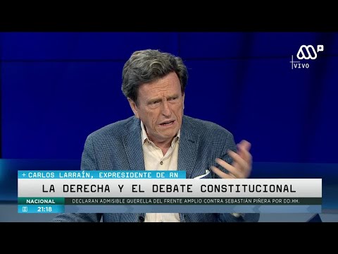 Carlos Larraín por acuerdo constitucional: Yo no habría soltado la Constitución