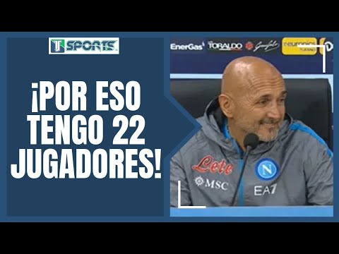 La REACCIO?N de Luciano Spalletti al GOL de Hirving Chucky Lozano al ENTRAR de CAMBIO en el Napoli