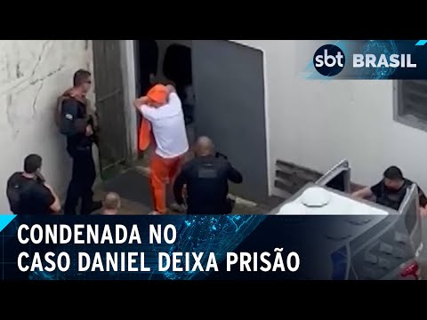 Allana Brittes, condenada no caso Daniel, deixou a prisão neste sábado | SBT Brasil (23/03/2024)